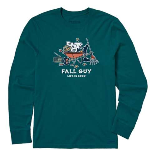 Men's Life is Good Fall Guy Crusher T-Shirt