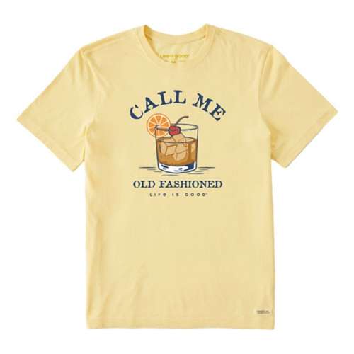 Men's Life Is Good Call Me Old Fashioned T-Shirt