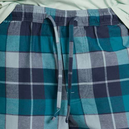 Men's Life Is Good 27-inch Mallard Plaid Classic Sleep case Pants