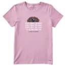 Women's Life is Good I'll Be Watching You Chocolate Lab T-Shirt