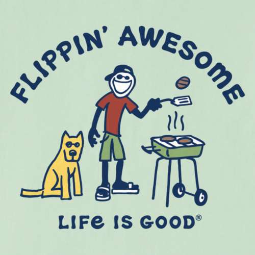 Men's Life is Good Flippin Awesome TShirt