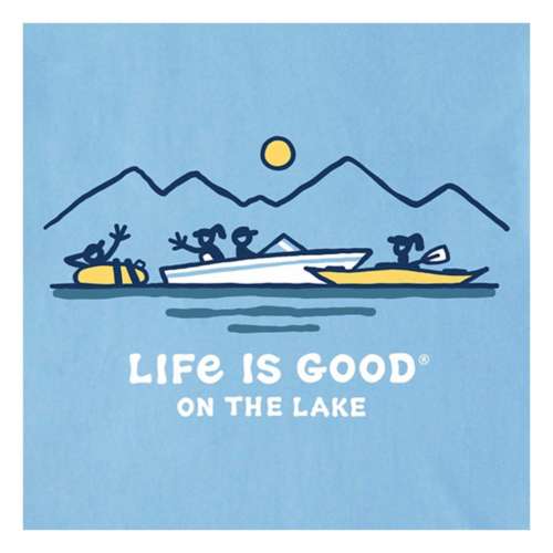 Men's Life is Good Boat Party T-Shirt