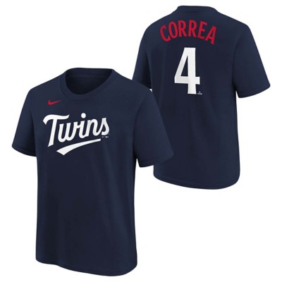 Nike Kids' Minnesota Twins Carlos Correa #4 Name & Number T-Shirt
