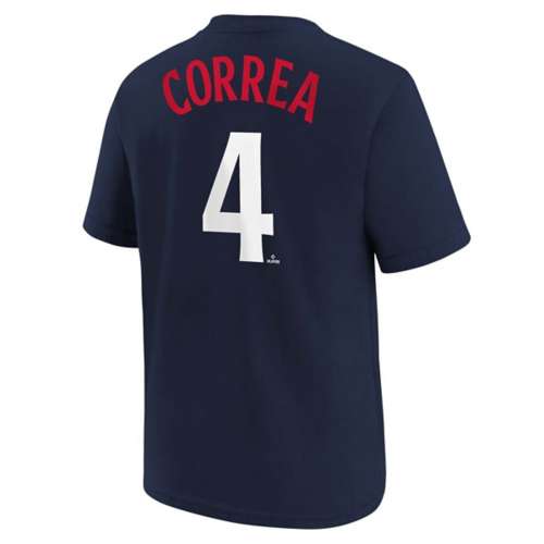Nike Kids' Minnesota Twins Carlos Correa #4 Name & Number T-Shirt