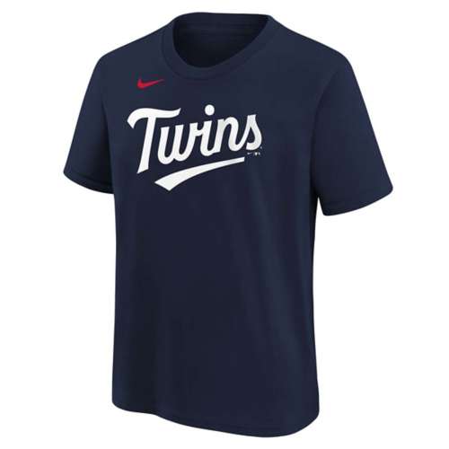 Nike / MLB Team Apparel Youth Minnesota Twins Carlos Correa #4 Red T-Shirt