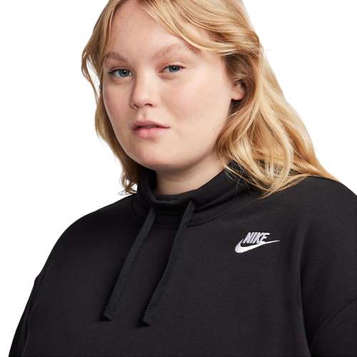 Plus size nike cowlneck hoodie online