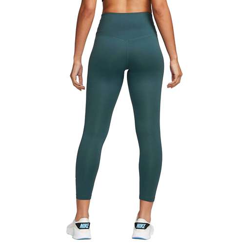Nike Women's Mid Rise 7/8 One Luxe Leggings (Hyper Pink, Small) at