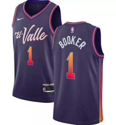 【ナイキ】Devin Booker バスケットボール ジャケット&パンツset Nike Phoenix Suns Devin Booker #1 2023 City Edition Jersey