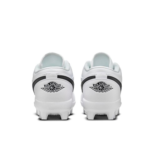 Jordan 1 Retro MCS LOWポイントホワイト Nike Air Jordan 1 Retro MCS Low Baseball Cleat White Black