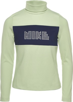 Girls' Nike Tailwind Sportswear Dri-FIT Winterscape Long Sleeve Turtleneck T-Shirt