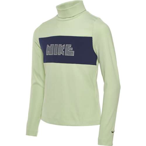 Girls' Nike Sportswear Dri-FIT Winterscape Long Sleeve Turtleneck T-Shirt