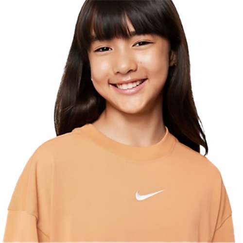 Girls' Nike number Sportswear Premium Essentials Oversized Shirt