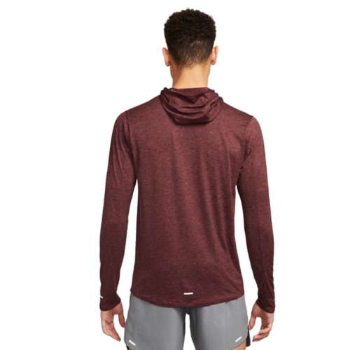 Men's nike brands Dri-FIT Element UV Long Sleeve Hooded Shirt