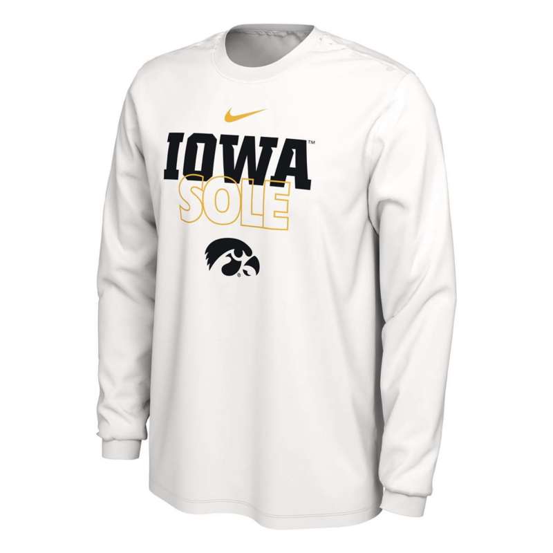 Nike Iowa Hawkeyes Bench Sole Long Sleeve T-Shirt
