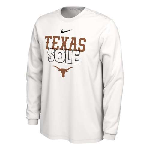 Nike Texas Longhorns Bench Sole Long Sleeve T-Shirt