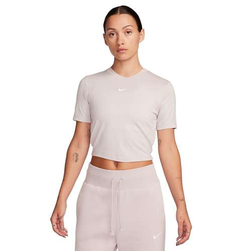 Women's Club nike Sportswear Essential Slim-Fit Crop T-Shirt