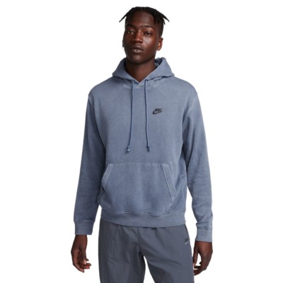 Nike Detroit Lions Dark Steel Gray Thermal Fleece Pullover Hoodie