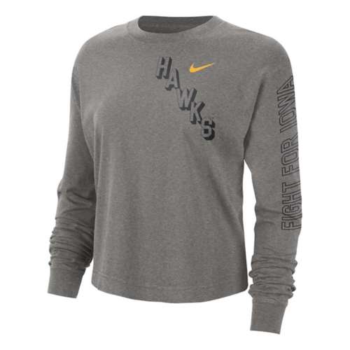 Nike Women's Iowa Hawkeyes Boxy Long Sleeve T-Shirt