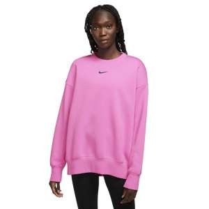 NIKE Nike Sportswear Women's Oversized Jersey Pullover Hoodie, Pink Women's  Hooded Sweatshirt