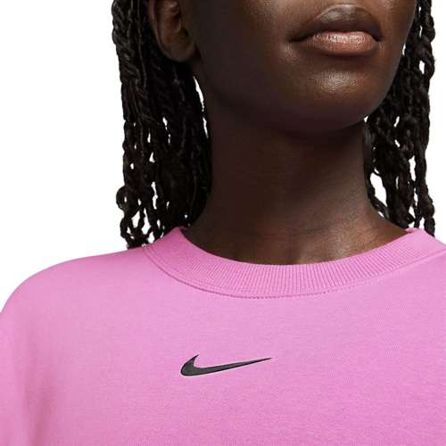 Buy Nike Pink Sportswear Phoenix Sweatshirt in Fleece for Women