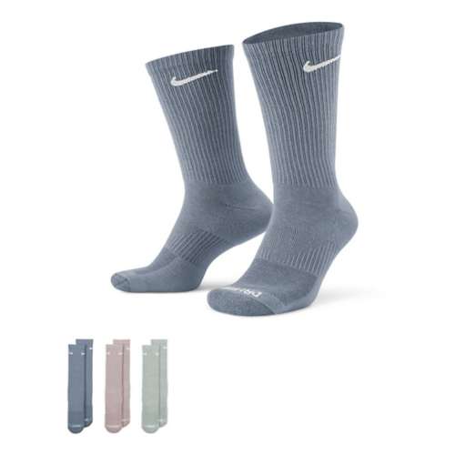 Adult Nike Everyday Plus Cushioned Training 3 Pack Crew Socks