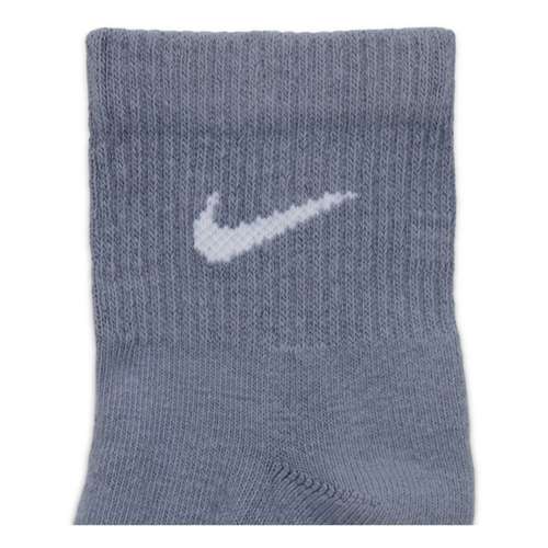 Adult Nike Everyday Plus Cushioned Training Ankle 3 Pack Quarter Fitness Socks