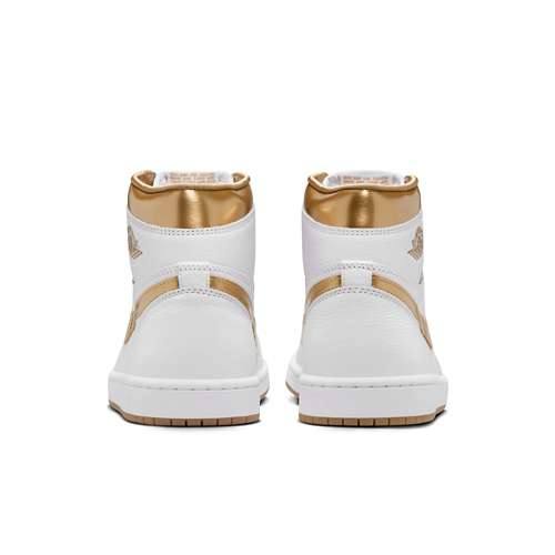 Women's Jordan Air 1 Retro High OG "White and Gold"  Shoes