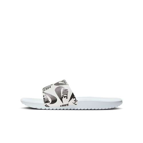 Little Boys' gray Nike Kawa SE JDI Slide Sandals