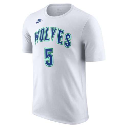 Nike Minnesota Timberwolves Anthony Edwards #5 Hardwood Classic Name & Number T-Shirt