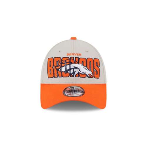 Men's New Era Orange Denver Broncos Main Bucket Hat Size: Small/Medium