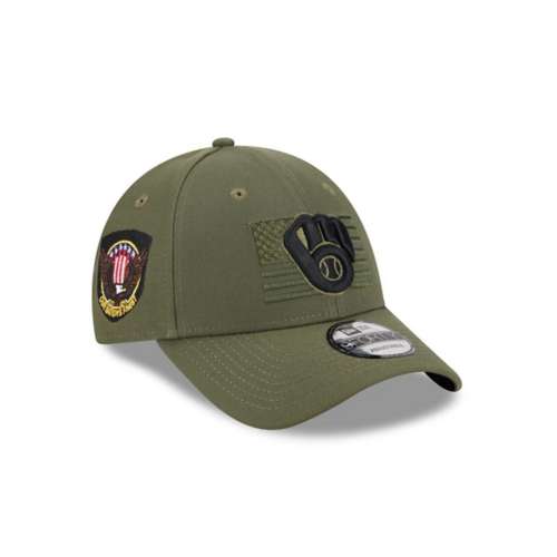 NEW ERA 60352827 MILWAUKEE BREWERS 2023 ARMED FORCES DAY 9FORTY ADJUSTABLE  HAT