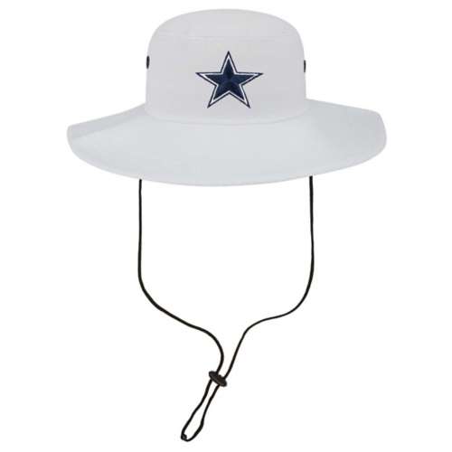 Men's New Era White Dallas Cowboys Training Straw Hat