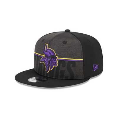 New Era Men's Minnesota Vikings Training Camp 9FIFTY Adjustable Hat - Black - One Size Each