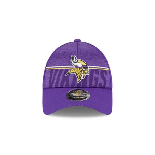 Men's New Era Purple Minnesota Vikings A-Frame Trucker 9FORTY Adjustable Hat