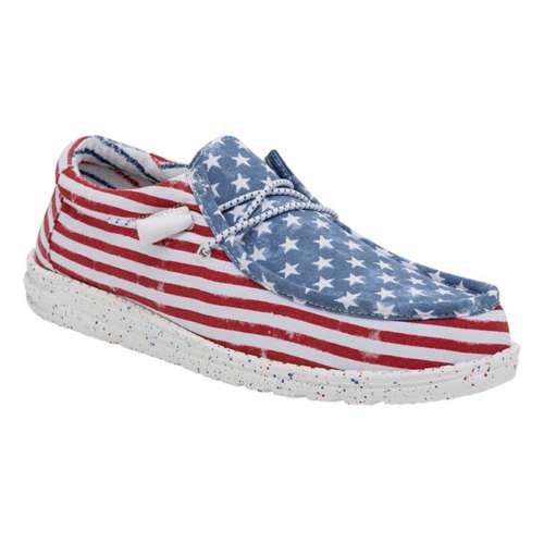 Men's HEYDUDE Wally Patriotic Shoes