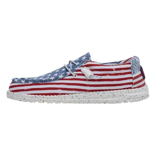 Men's HEYDUDE Wally Patriotic SF1041 shoes