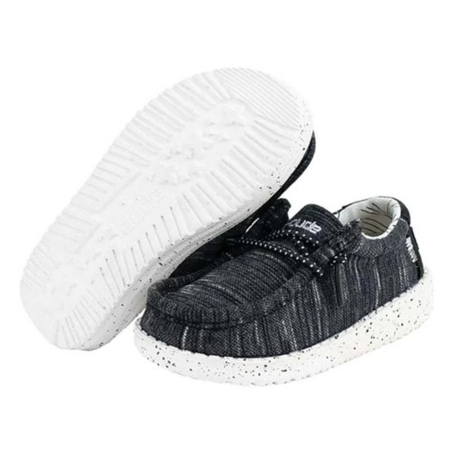 Hey Dude Toddler Wally Stretch Black