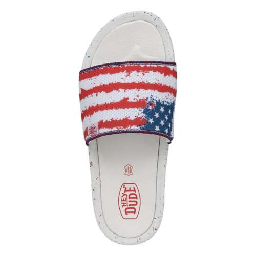 Women's HEYDUDE Chandler Flag Slide Water Sandals