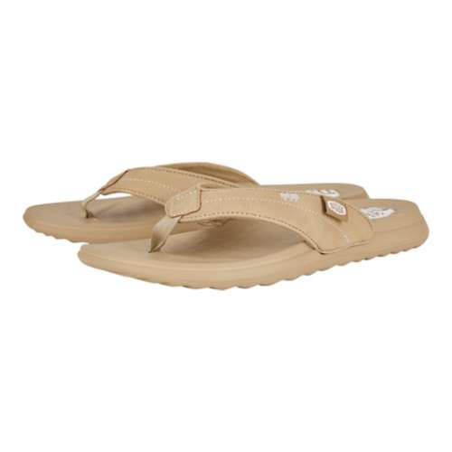 Women's HEYDUDE Christi Flip Classic Flip Flop Flatform Sandals