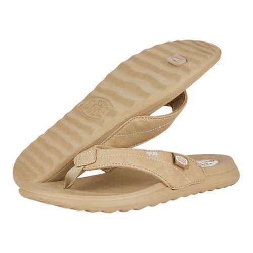 Women's HEYDUDE Christi Flip Classic Flip Flop Flatform Sandals