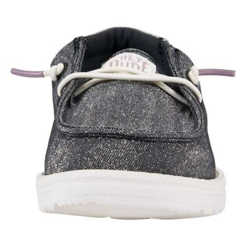Toddler Girls' HEYDUDE Wendy Metallic Sparkle Authentic shoes