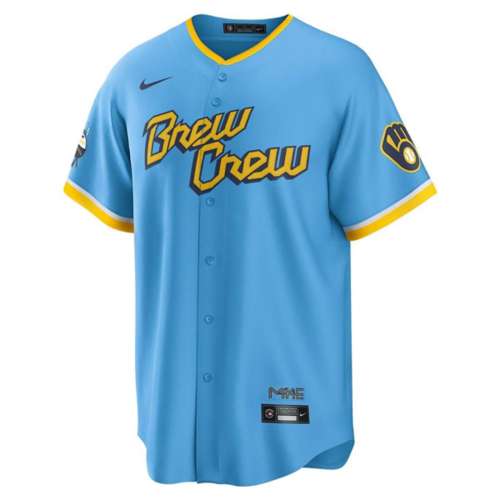 Shirts, Milwaukee Brewers Brew Crew Burnes Jersey L