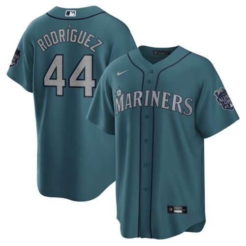 Seattle Mariners Julio Rodriguez Autographed Teal Nike Jersey Size XL JSA