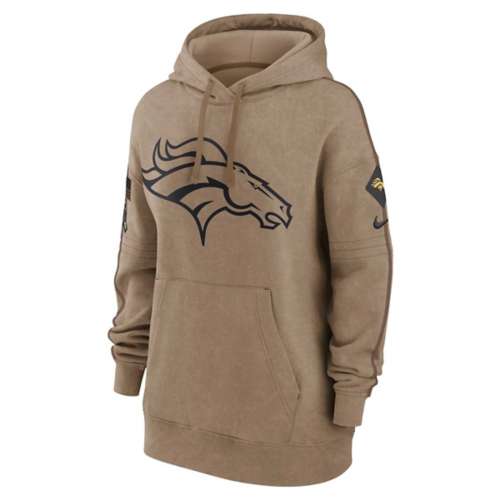 Youth Nike Brown Philadelphia Eagles 2023 Salute to Service Club Fleece Pullover Hoodie Size: Small