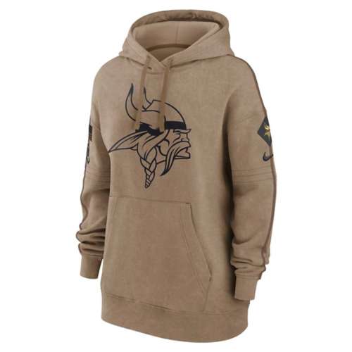 Women's Minnesota Vikings Nike 2023 Salute to Service Hoodie XLarge Ale