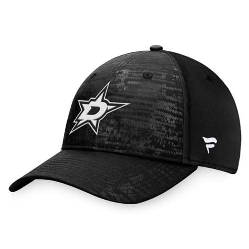 Fanatics Dallas Stars Heather Flex Flexfit Hat Black L/XL