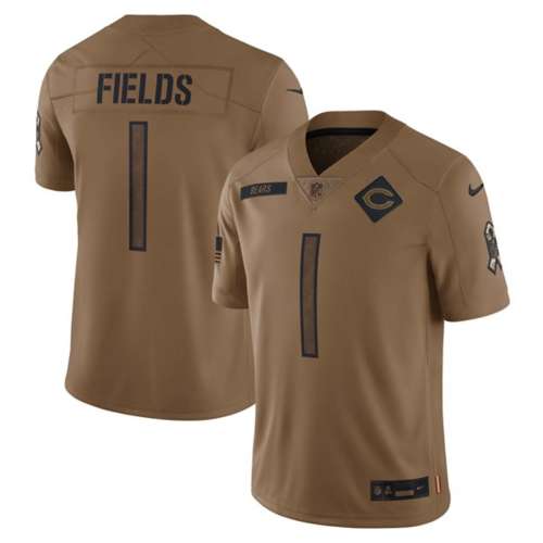 Nike Chicago Bears Justin Fields #1 2023 Salute To Service Jersey