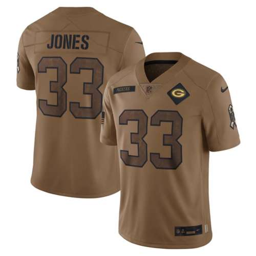 Packers Nike 2023 Salute to Service STS #33 Jones Jersey XL Brown