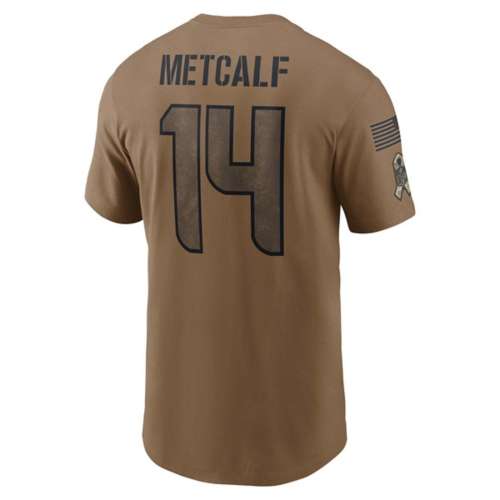 Nike Seattle Seahawks DK Metcalf #14 2023 Salute To Service Name & Number T-Shirt