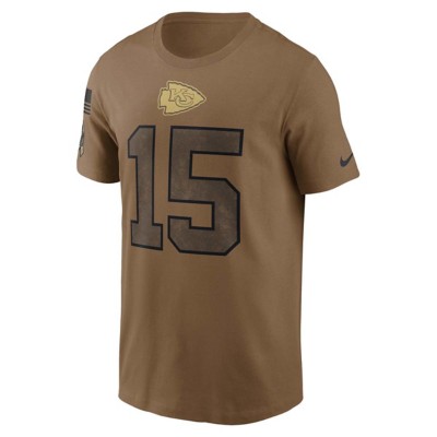 Nike Kansas City Chiefs No15 Patrick Mahomes Olive/Gold Youth Super Bowl LV Bound Stitched NFL Limited 2017 Salute To Service Jersey